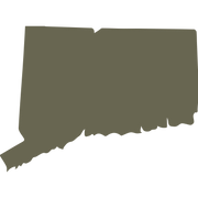 Connecticut State Shape Delrin Leather Stamp