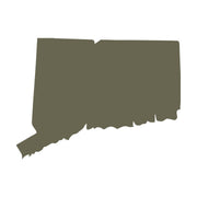Connecticut State Shape Delrin Leather Stamp