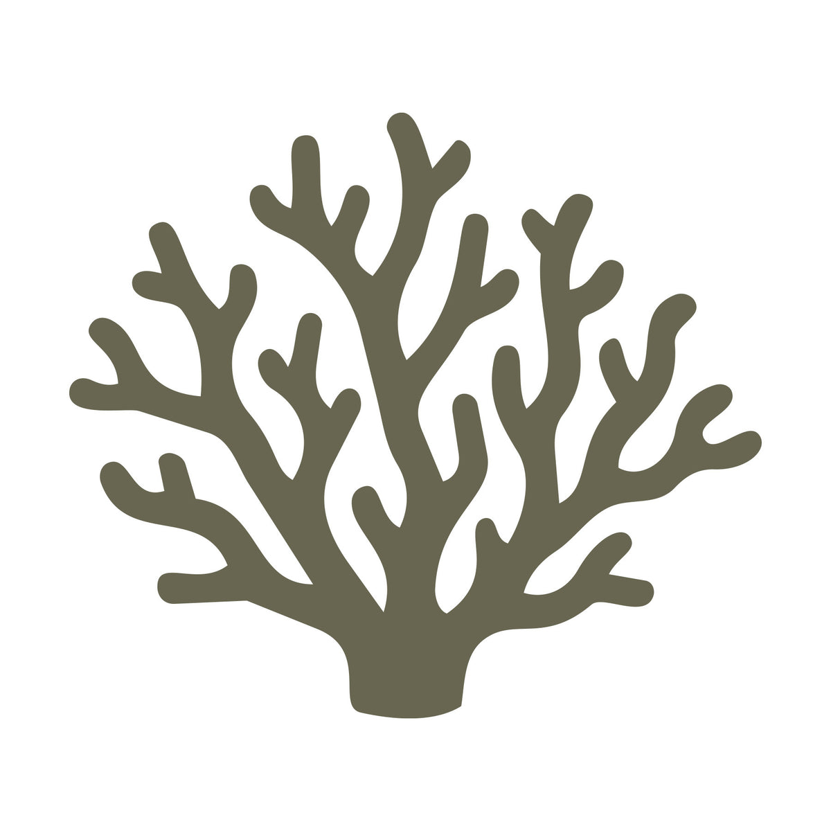 Coral Delrin Leather Stamp