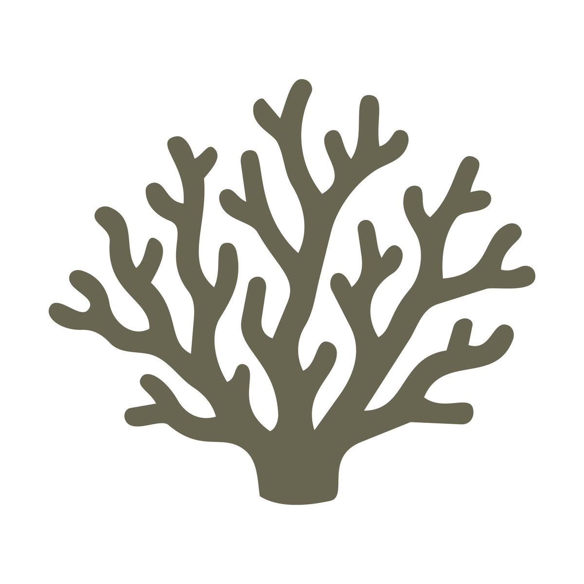 Coral Delrin Leather Stamp