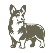 Corgi Dog Delrin Leather Stamp