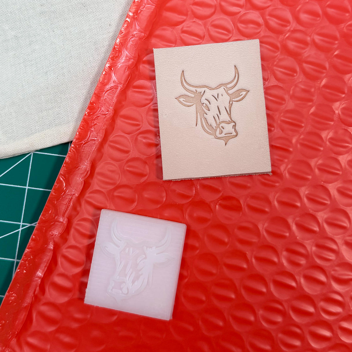 Cow Head Delrin Leather Stamp