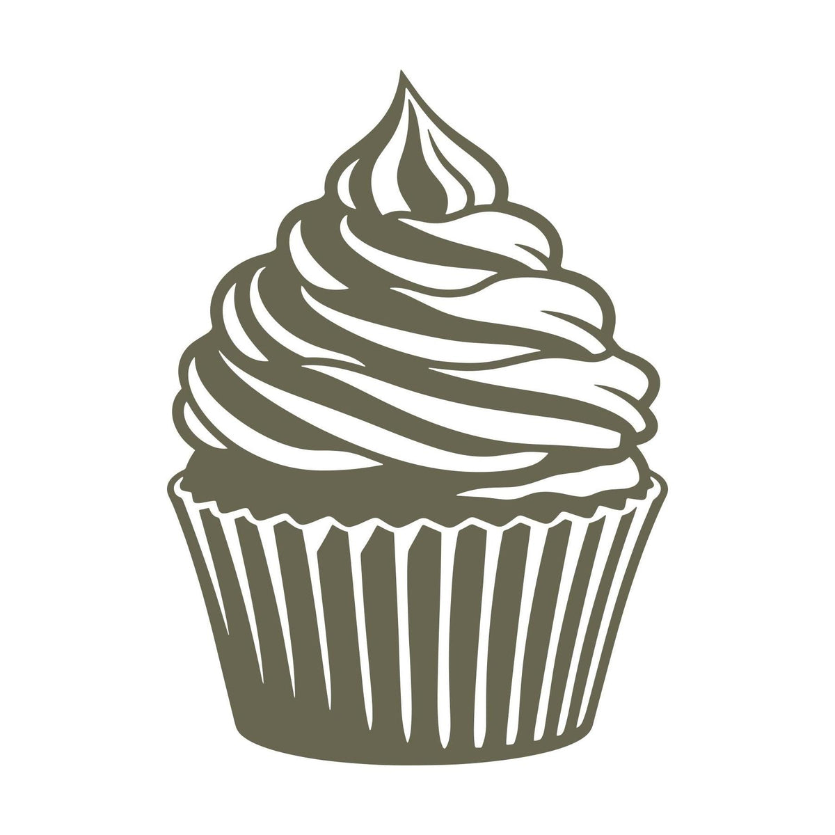 Cupcake Delrin Leather Stamp
