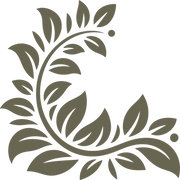 Leaf Flourish Corner Delrin Leather Stamp