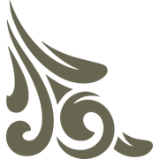 Flourish Corner Delrin Leather Stamp