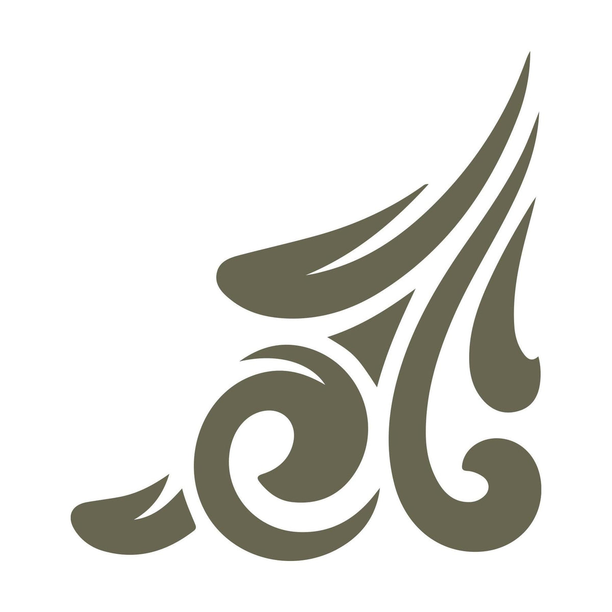 Flourish Corner Delrin Leather Stamp