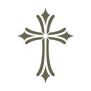 Religious Cross Delrin Leather Stamp