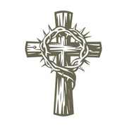 Religious Cross Delrin Leather Stamp