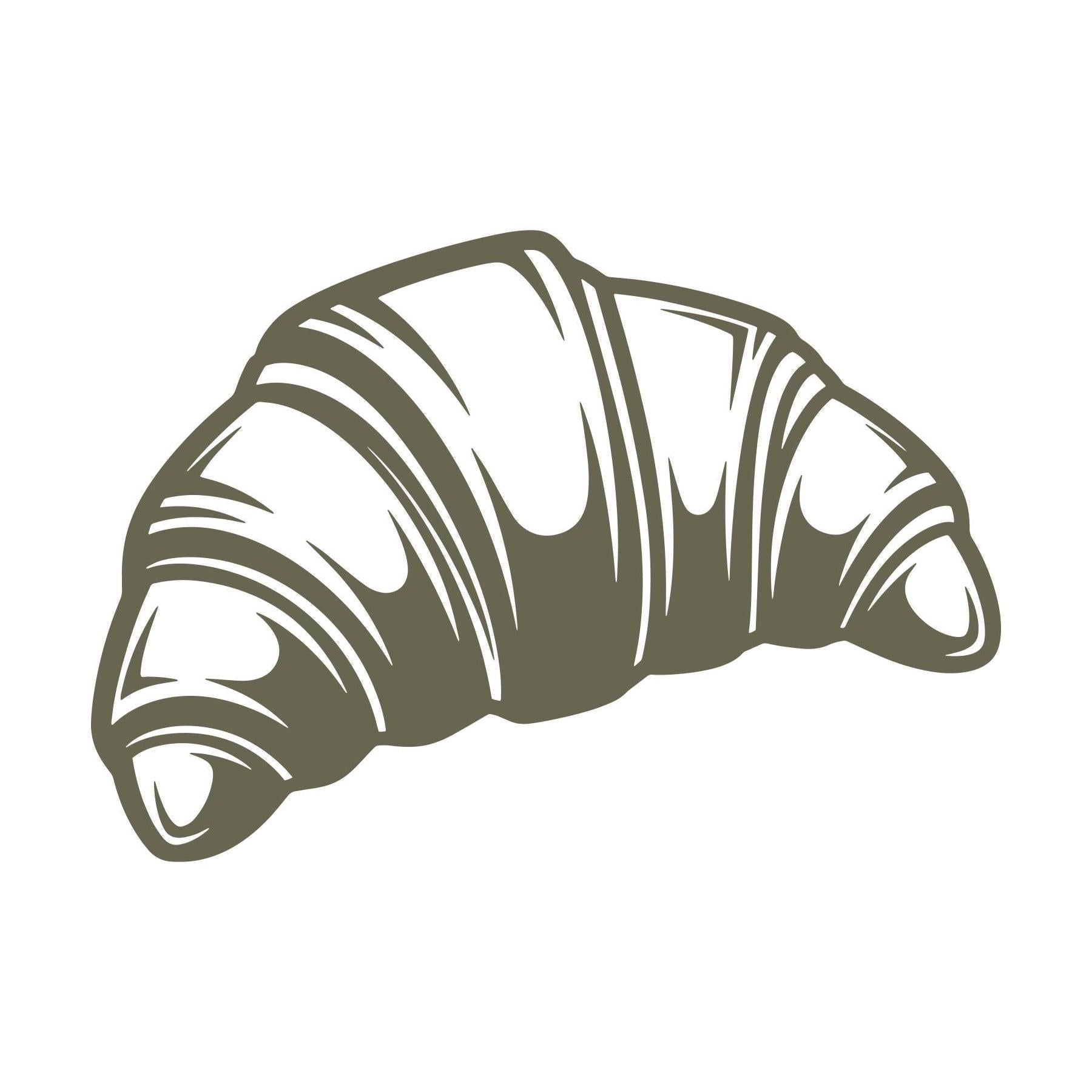 Croissant Delrin Leather Stamp
