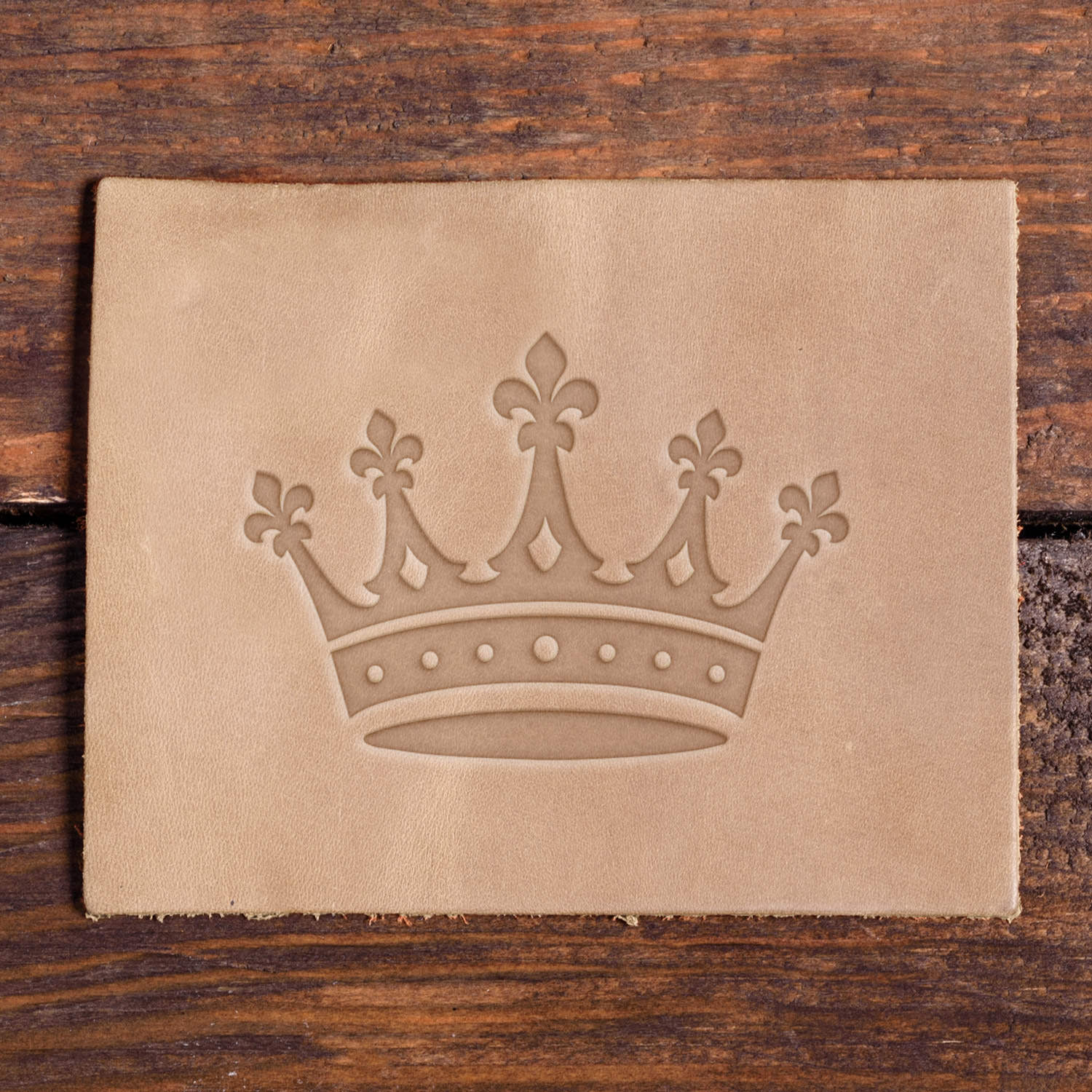 Crown Delrin Leather Stamp
