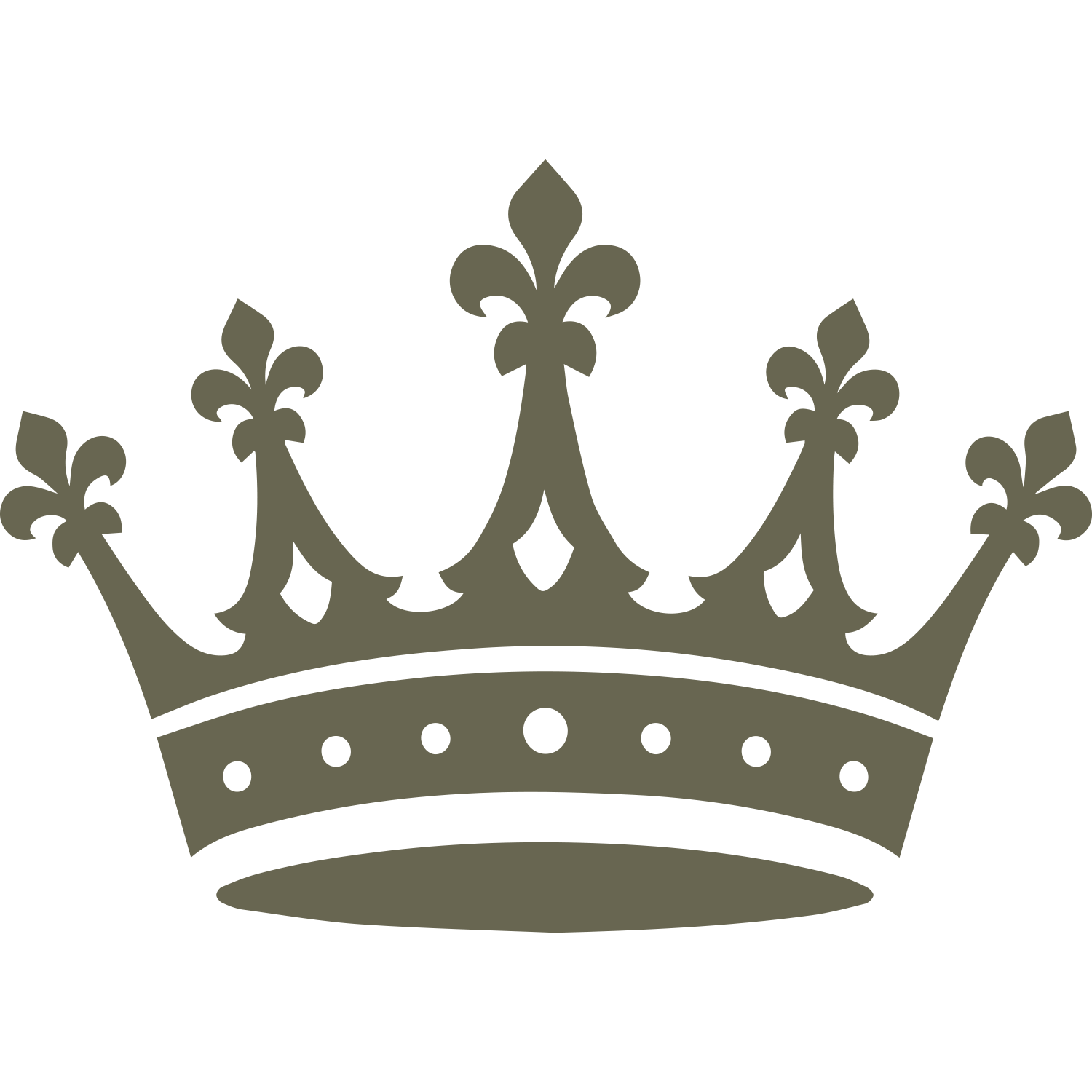 Crown Delrin Leather Stamp