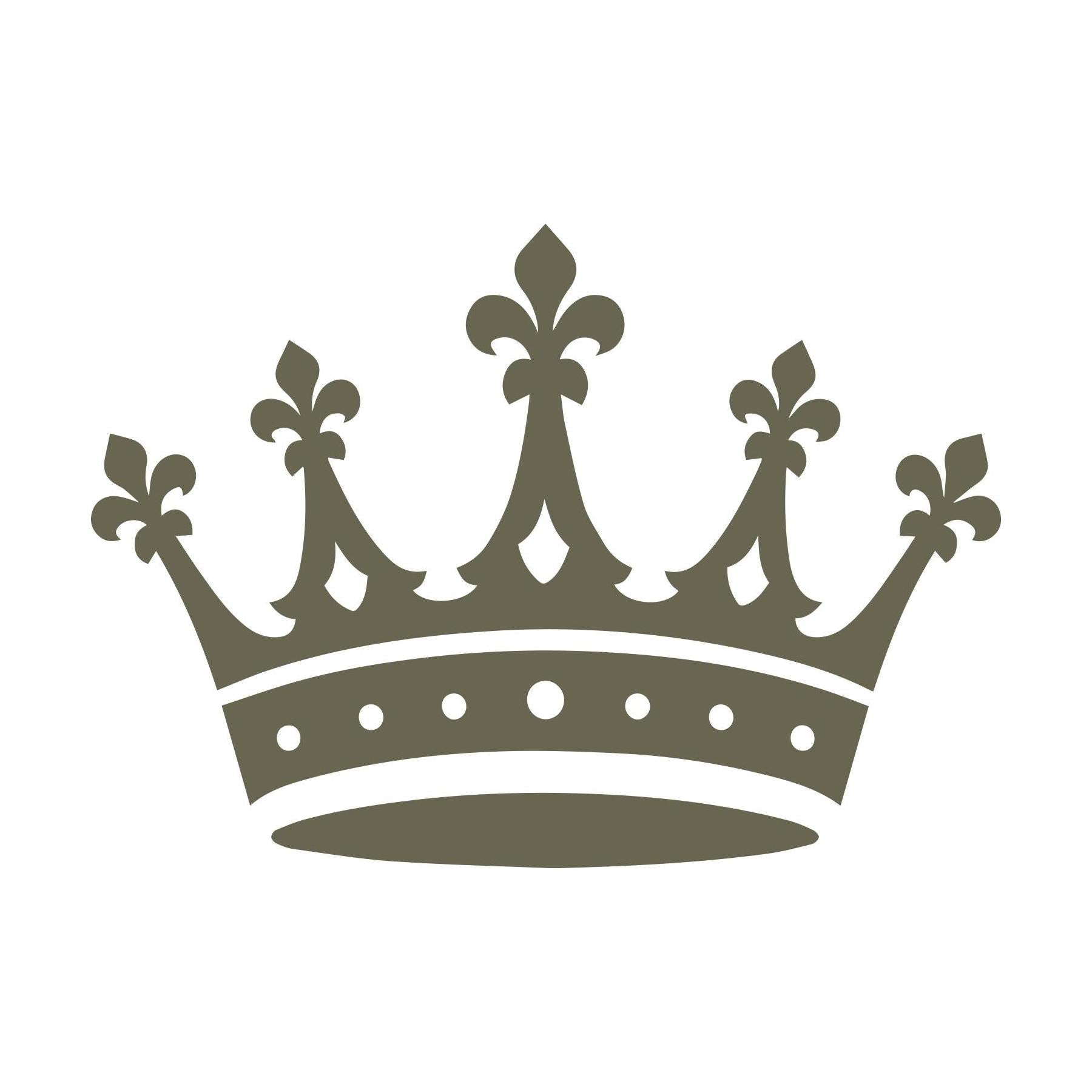 Crown Delrin Leather Stamp
