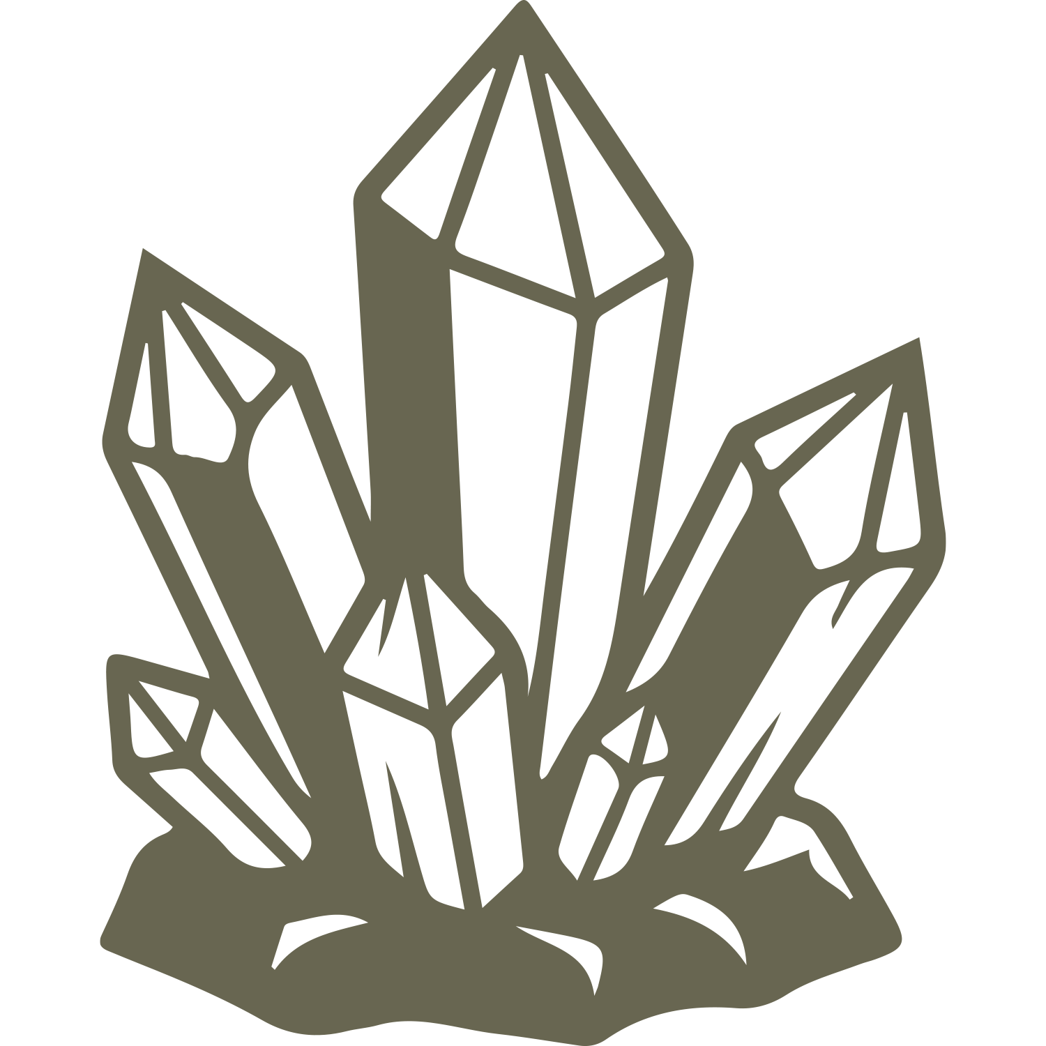 Crystals Delrin Leather Stamp
