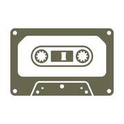 Retro cassette music tape