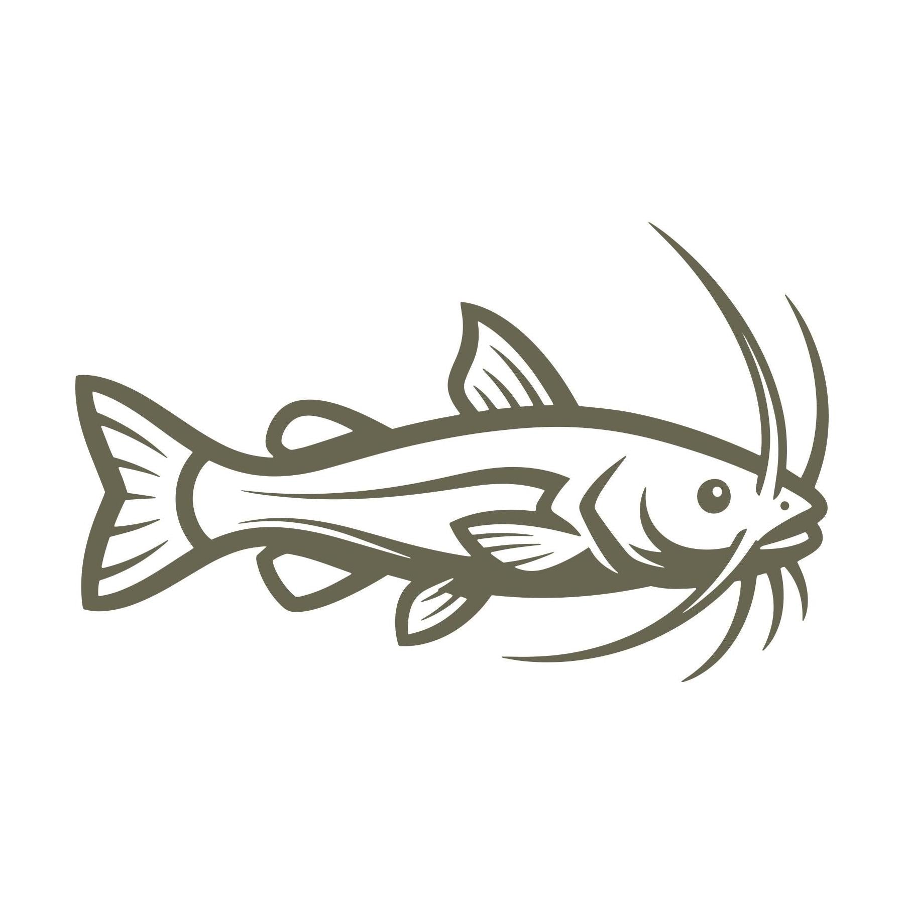 Catfish Delrin Leather Stamp