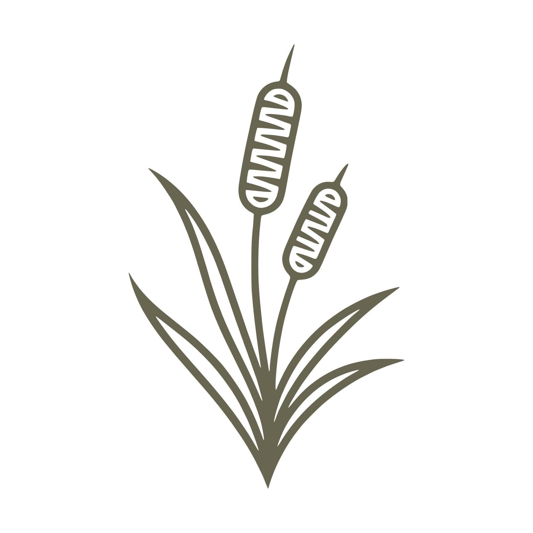 Cattails Delrin Leather Stamp