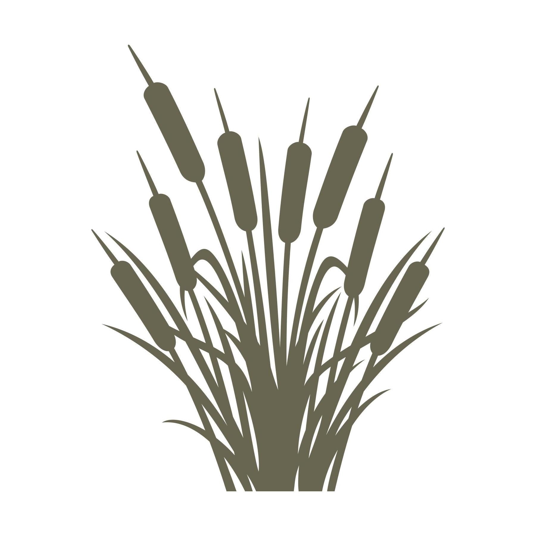 Cattails Delrin Leather Stamp