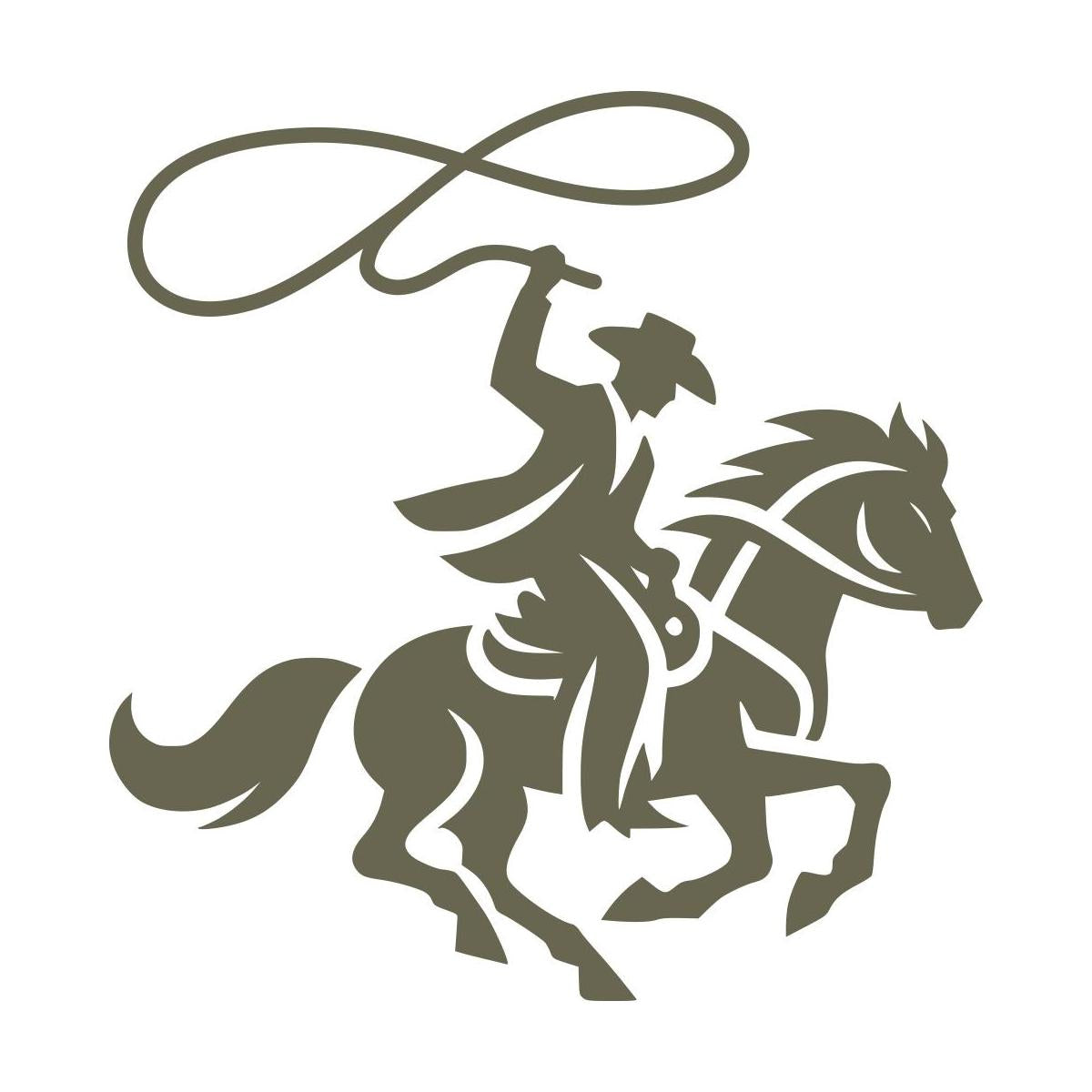 Cowboy Delrin Leather Stamp