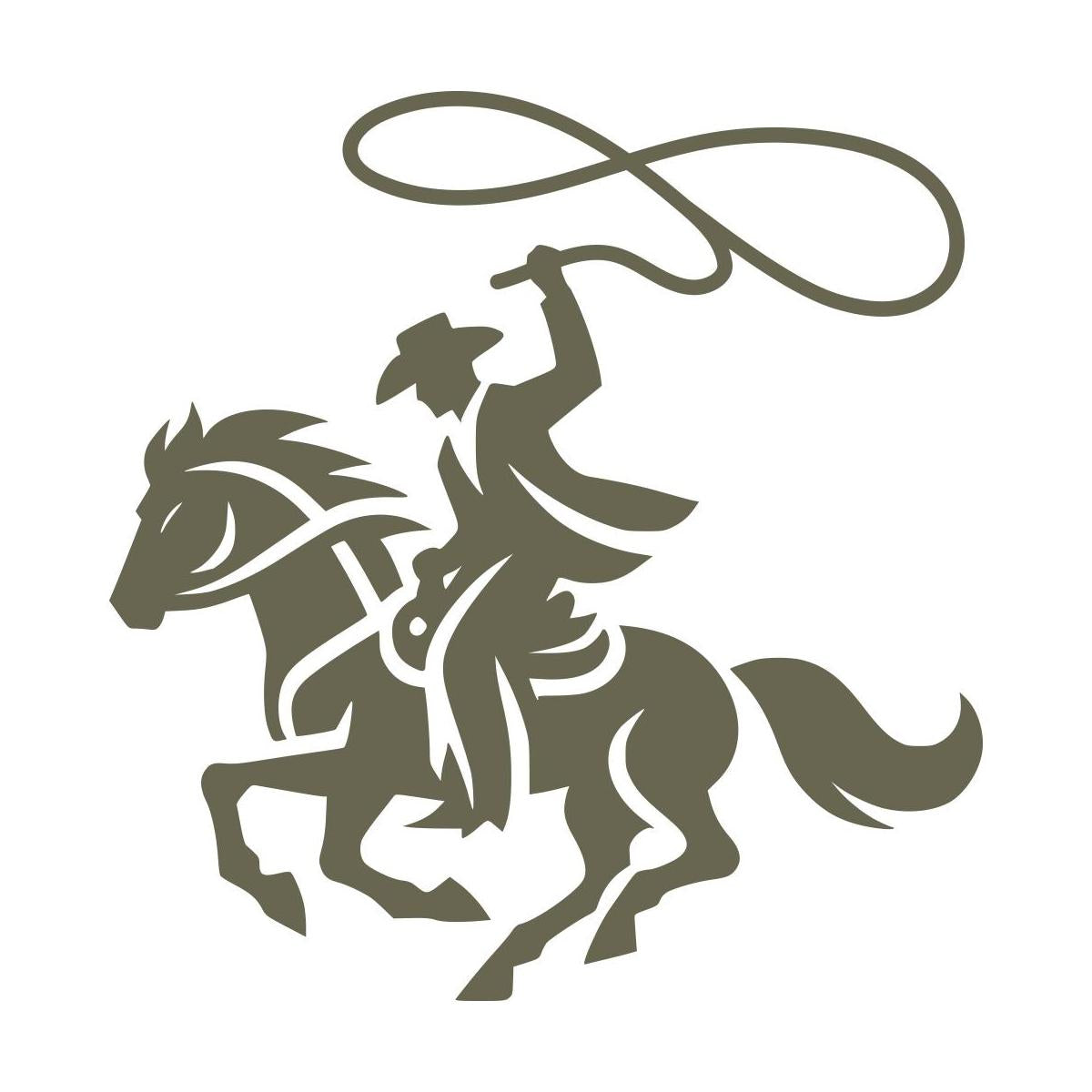 Cowboy Delrin Leather Stamp