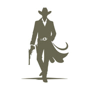 Cowboy Delrin Leather Stamp