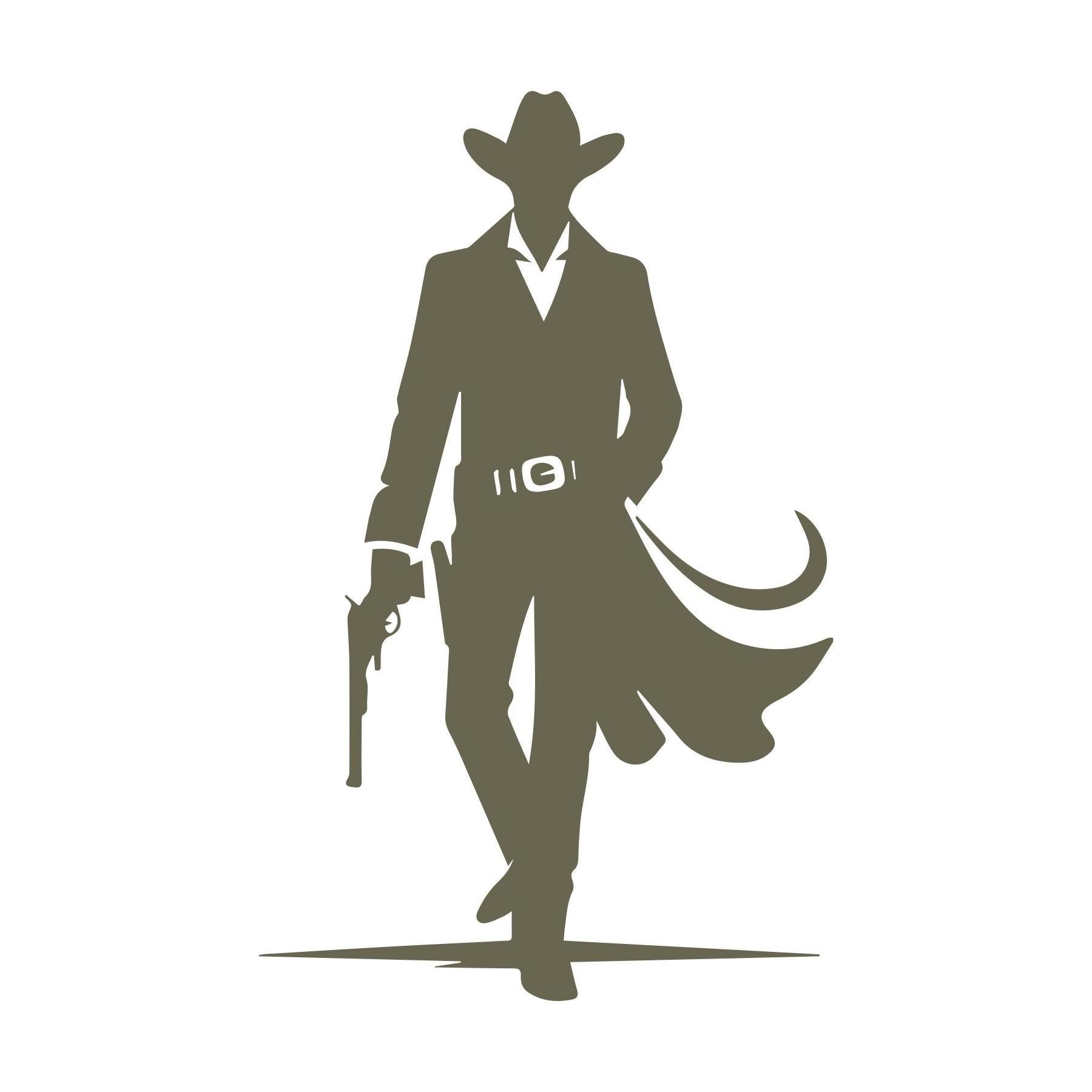Cowboy Delrin Leather Stamp