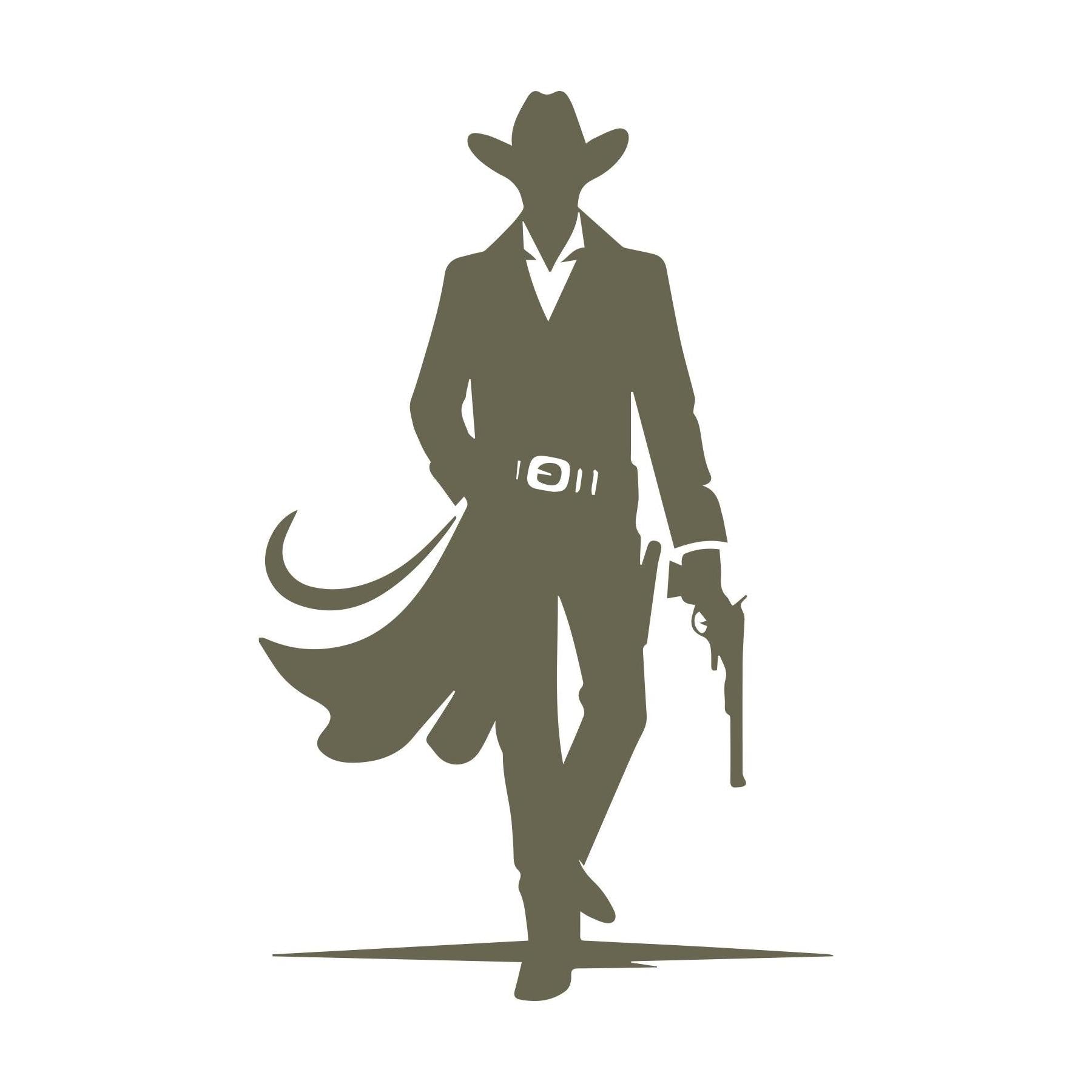 Cowboy Delrin Leather Stamp