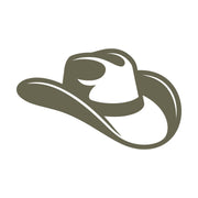 Cowboy Hat Delrin Leather Stamp