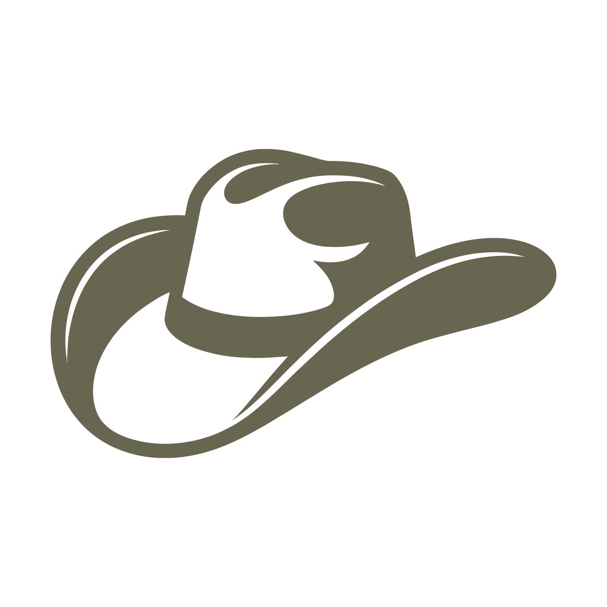 Cowboy Hat Delrin Leather Stamp