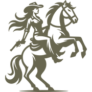 Cowgirl Delrin Leather Stamp
