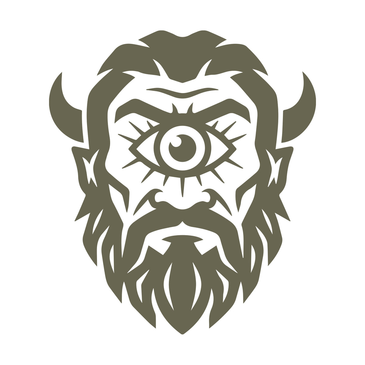 Cyclops Head Delrin Leather Stamp