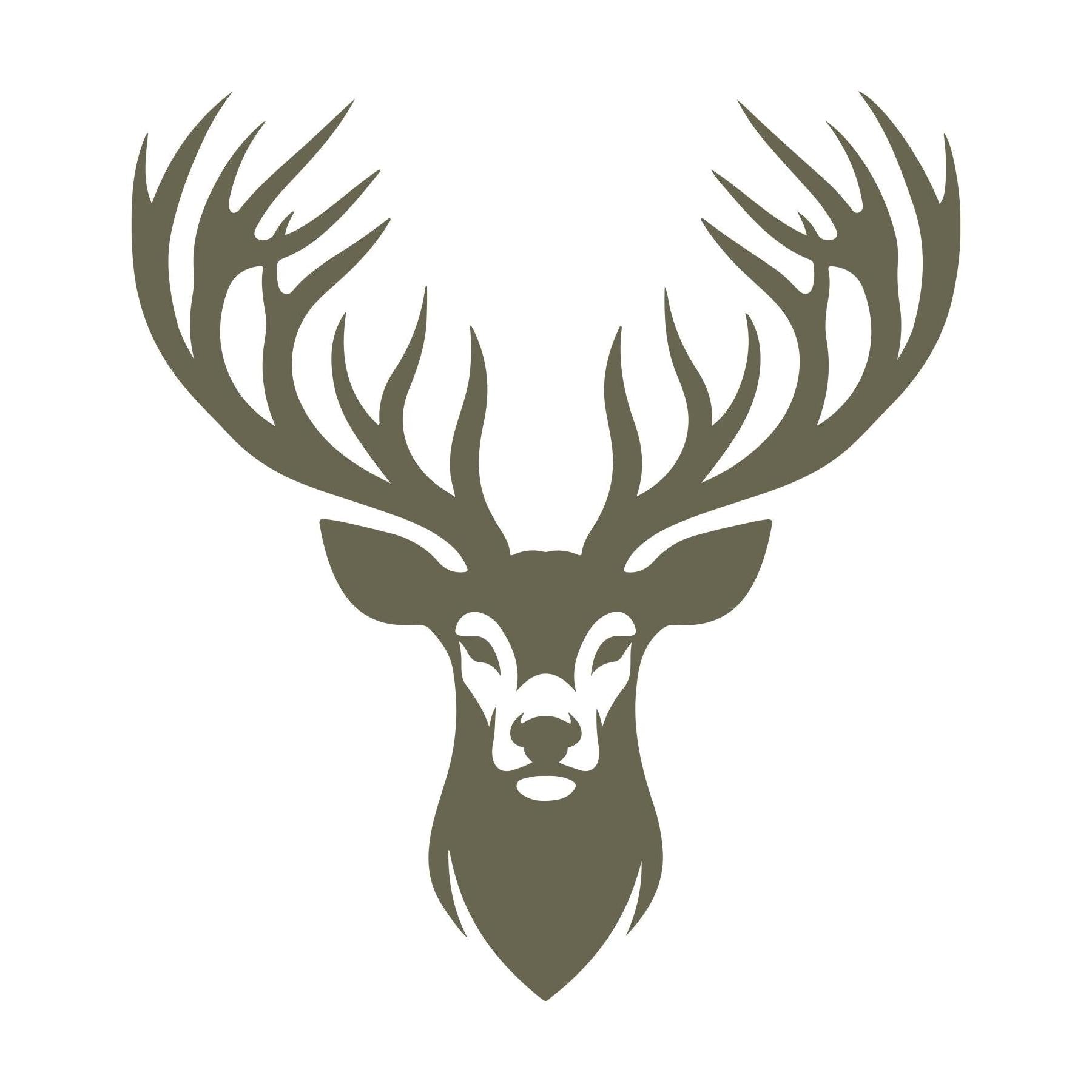 Deer Head Delrin Leather Stamp