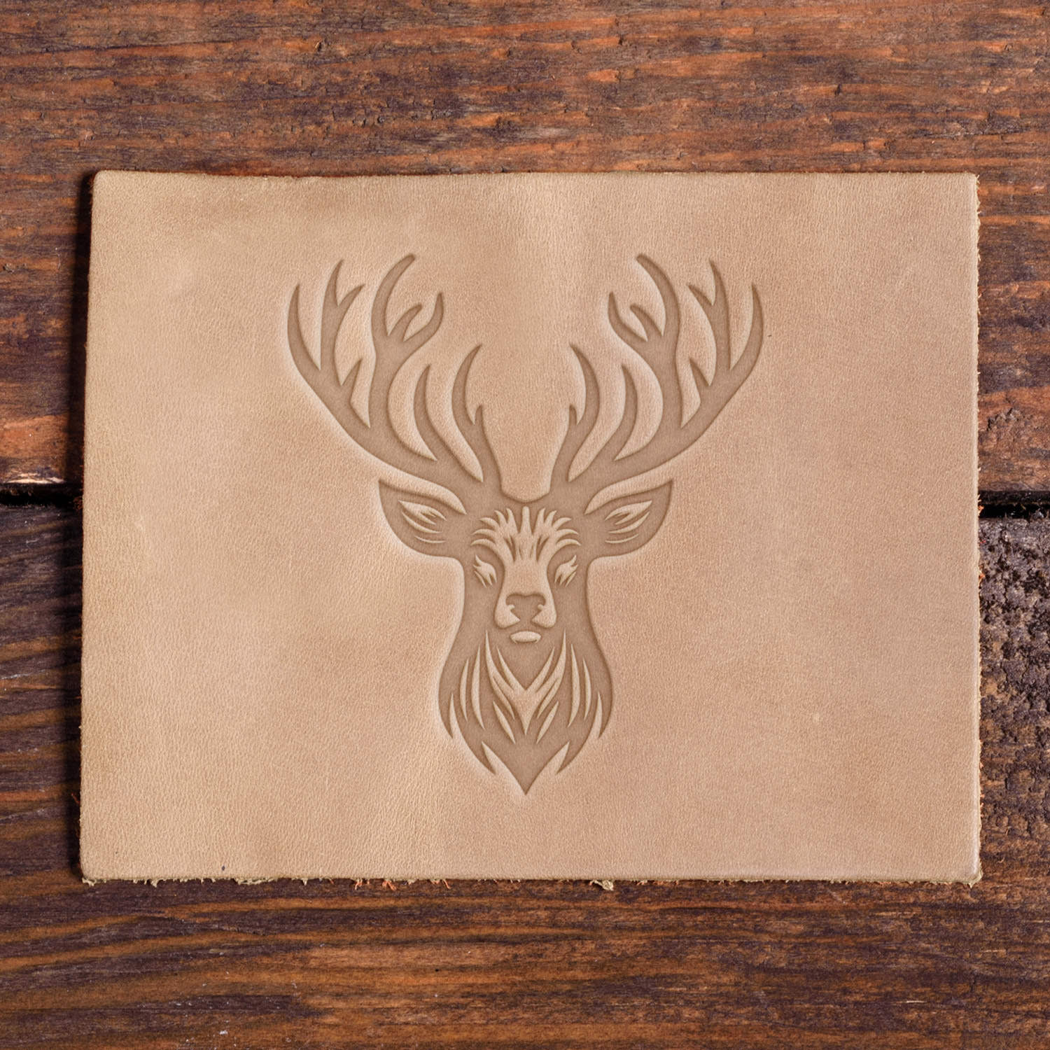 Deer Head Delrin Leather Stamp