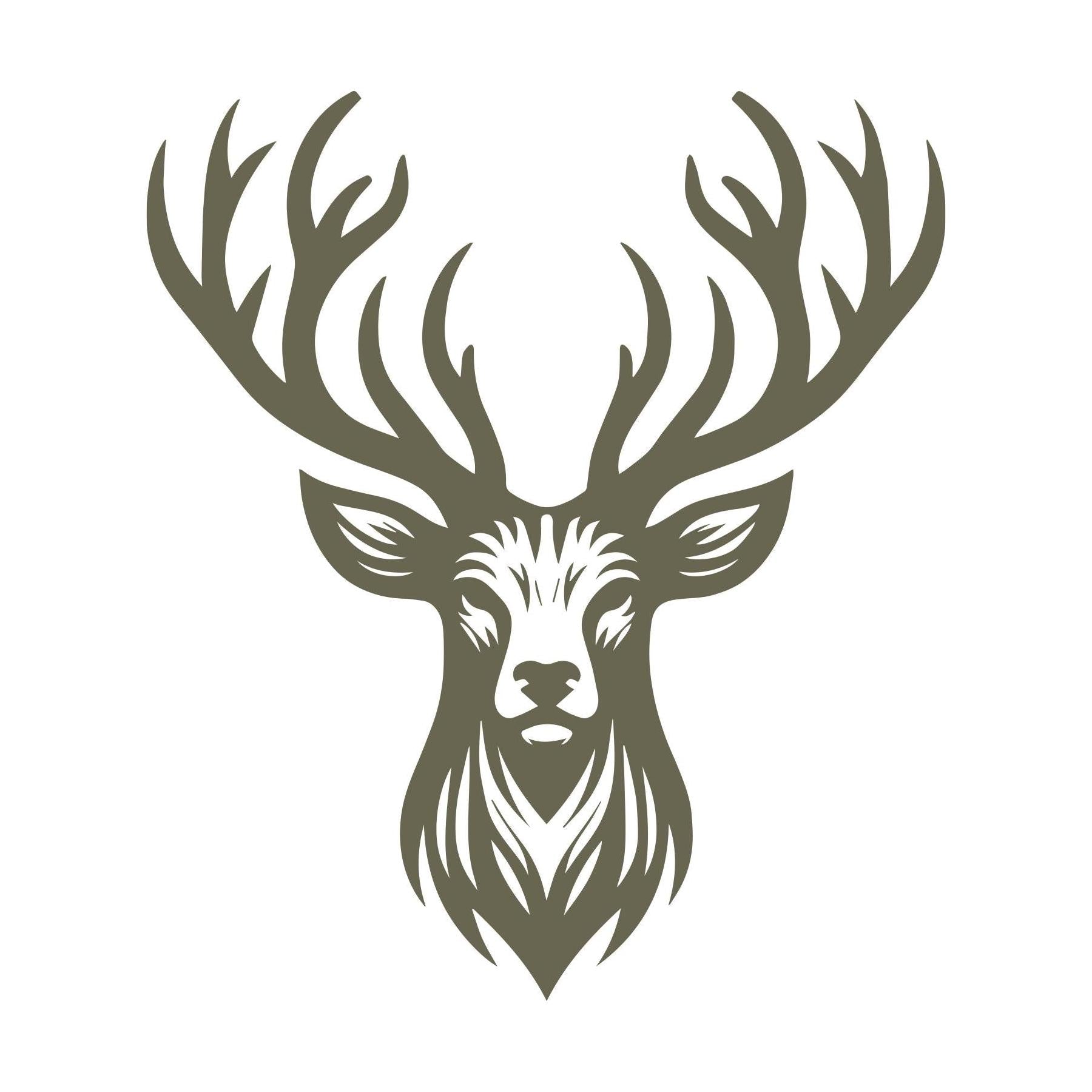 Deer Head Delrin Leather Stamp