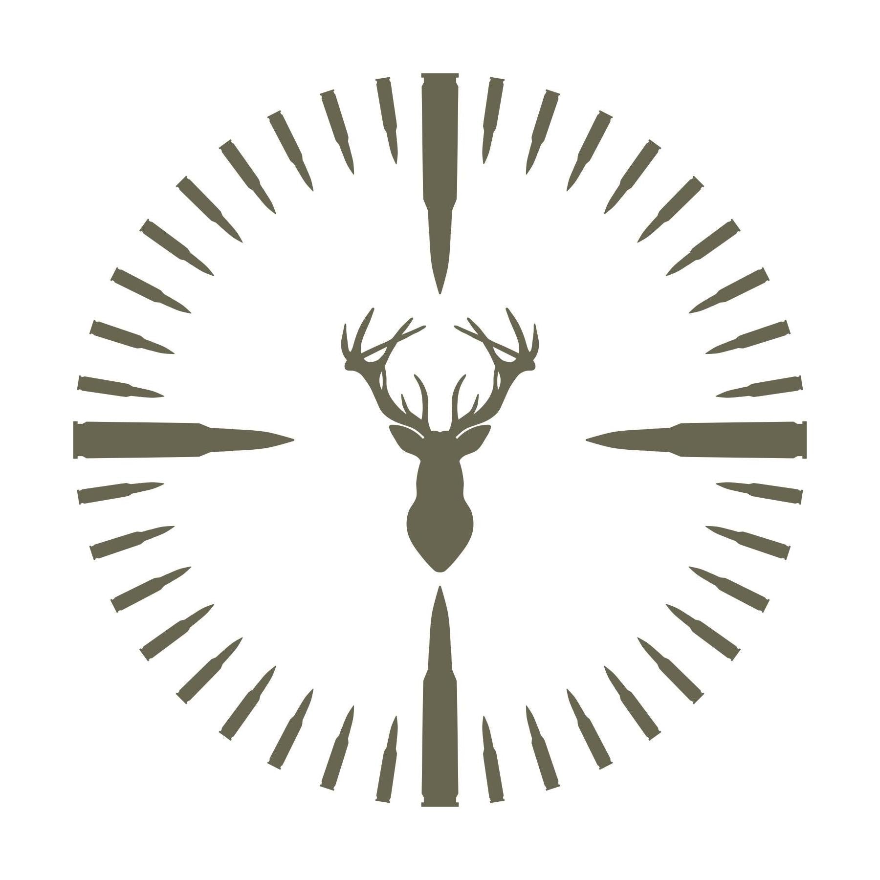Deer Hunt Delrin Leather Stamp