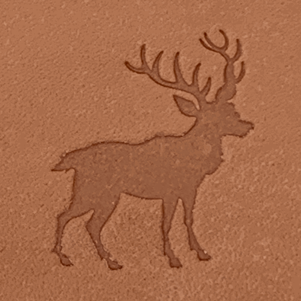 Deer Delrin Leather Stamp