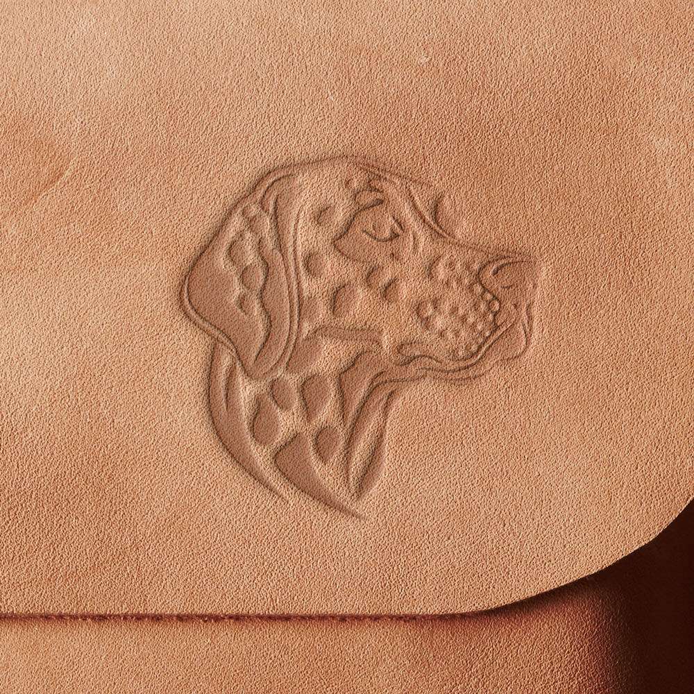 Dalmation Delrin Leather Stamp
