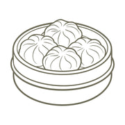 Steam Dumplings Delrin Leather Stamp