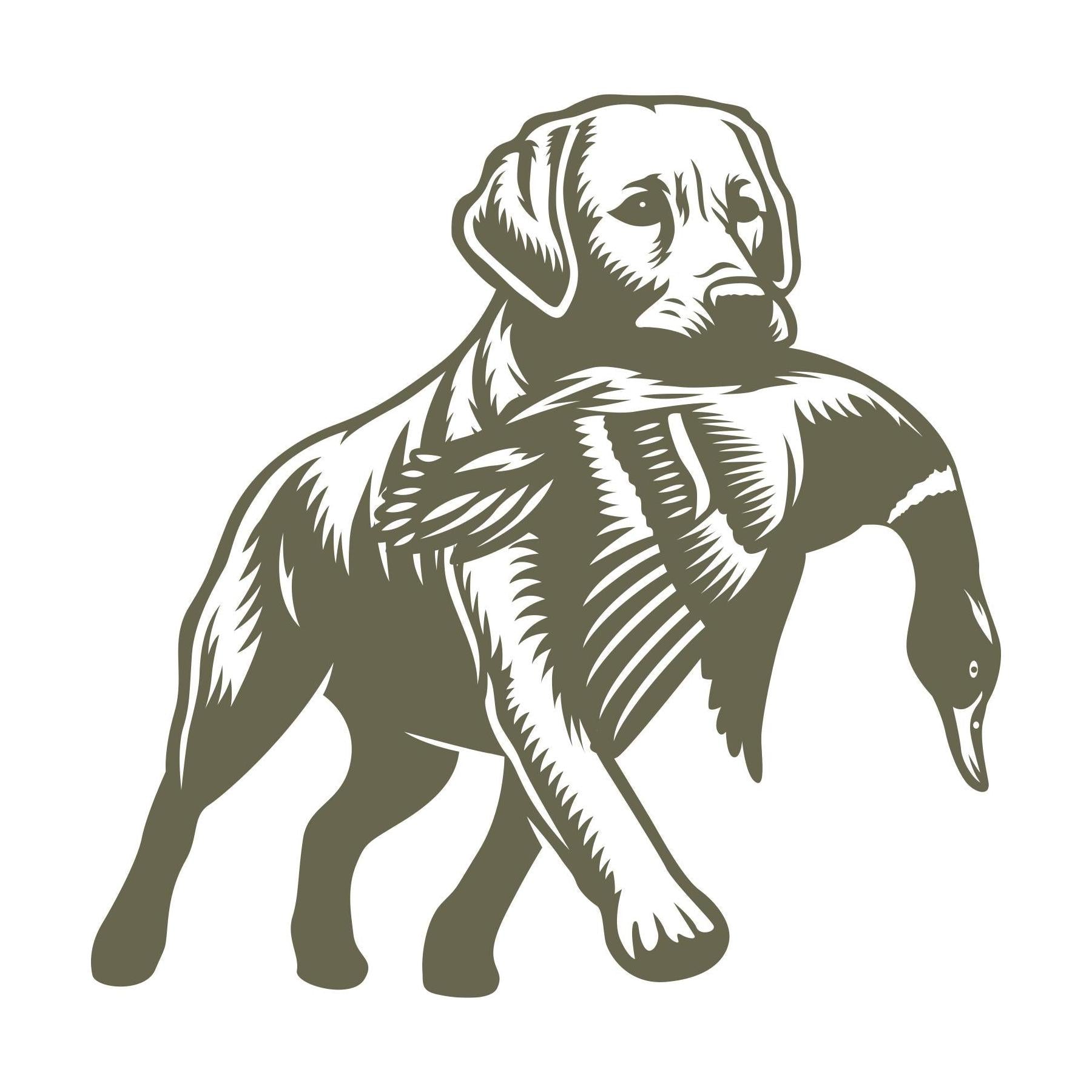 Dog Bird Hunting Delrin Leather Stamp