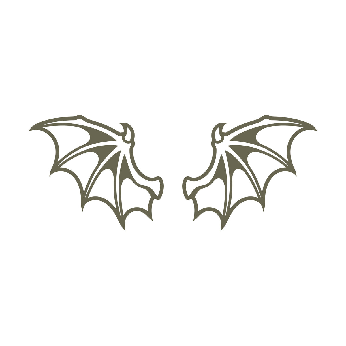 Dragon Wings Delrin Leather Stamp
