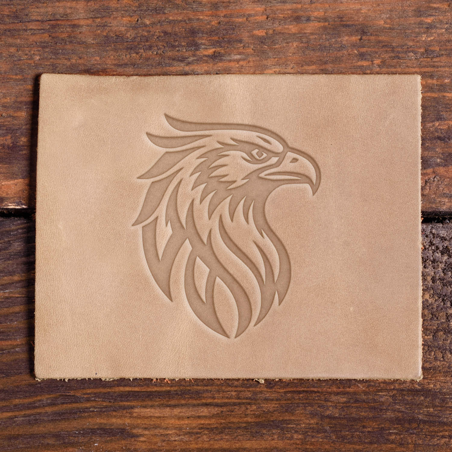Eagle Head Delrin Leather Stamp