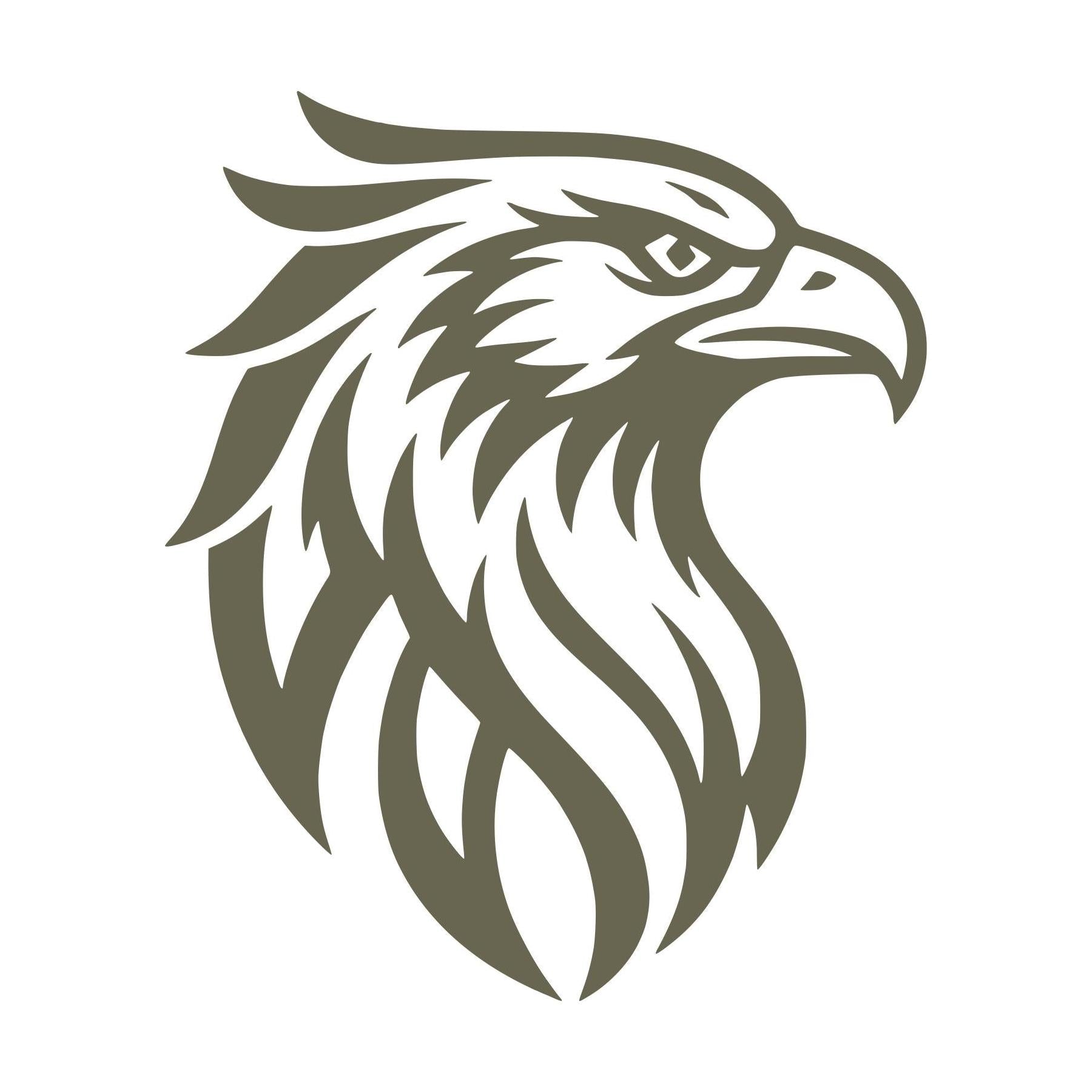 Eagle Head Delrin Leather Stamp