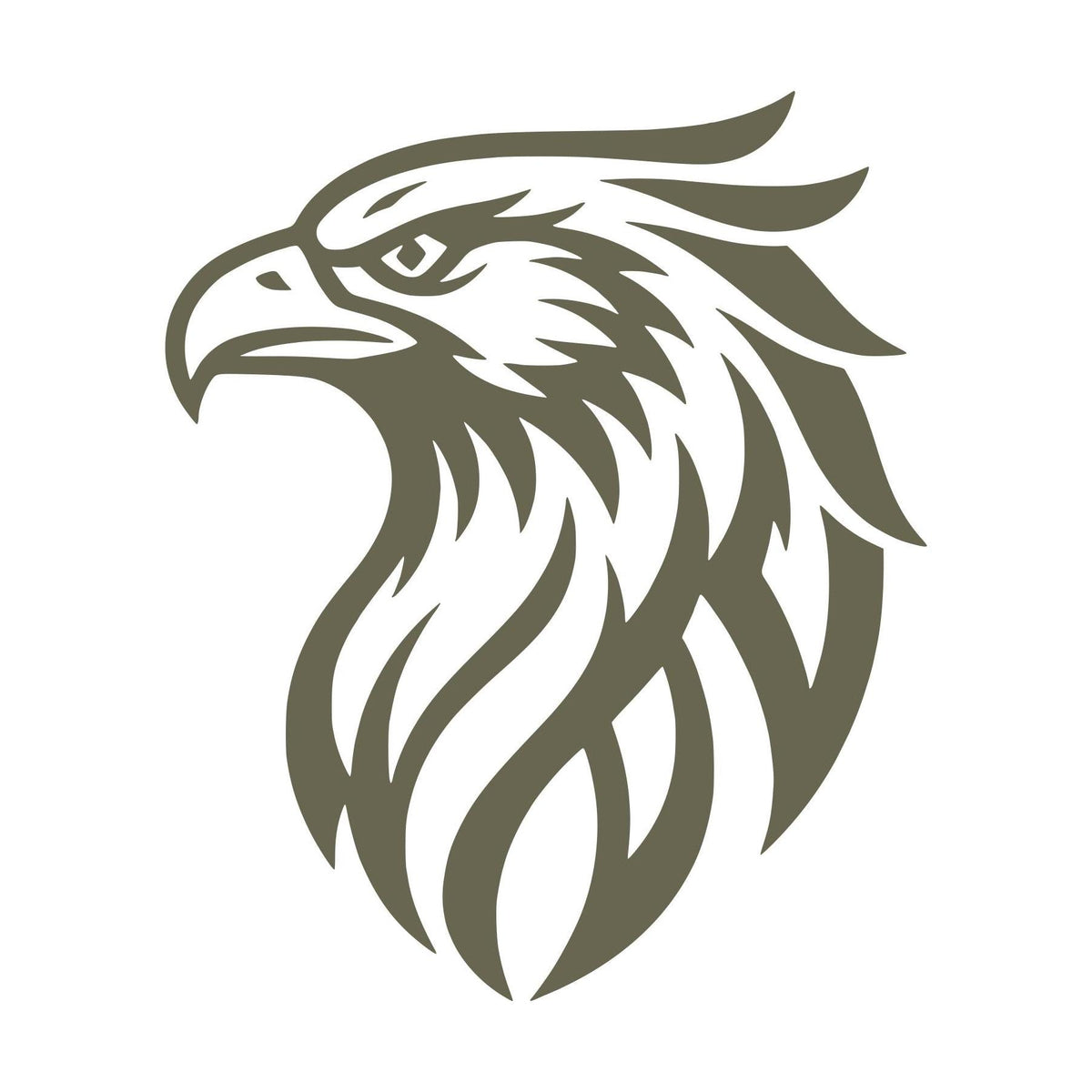 Eagle Head Delrin Leather Stamp