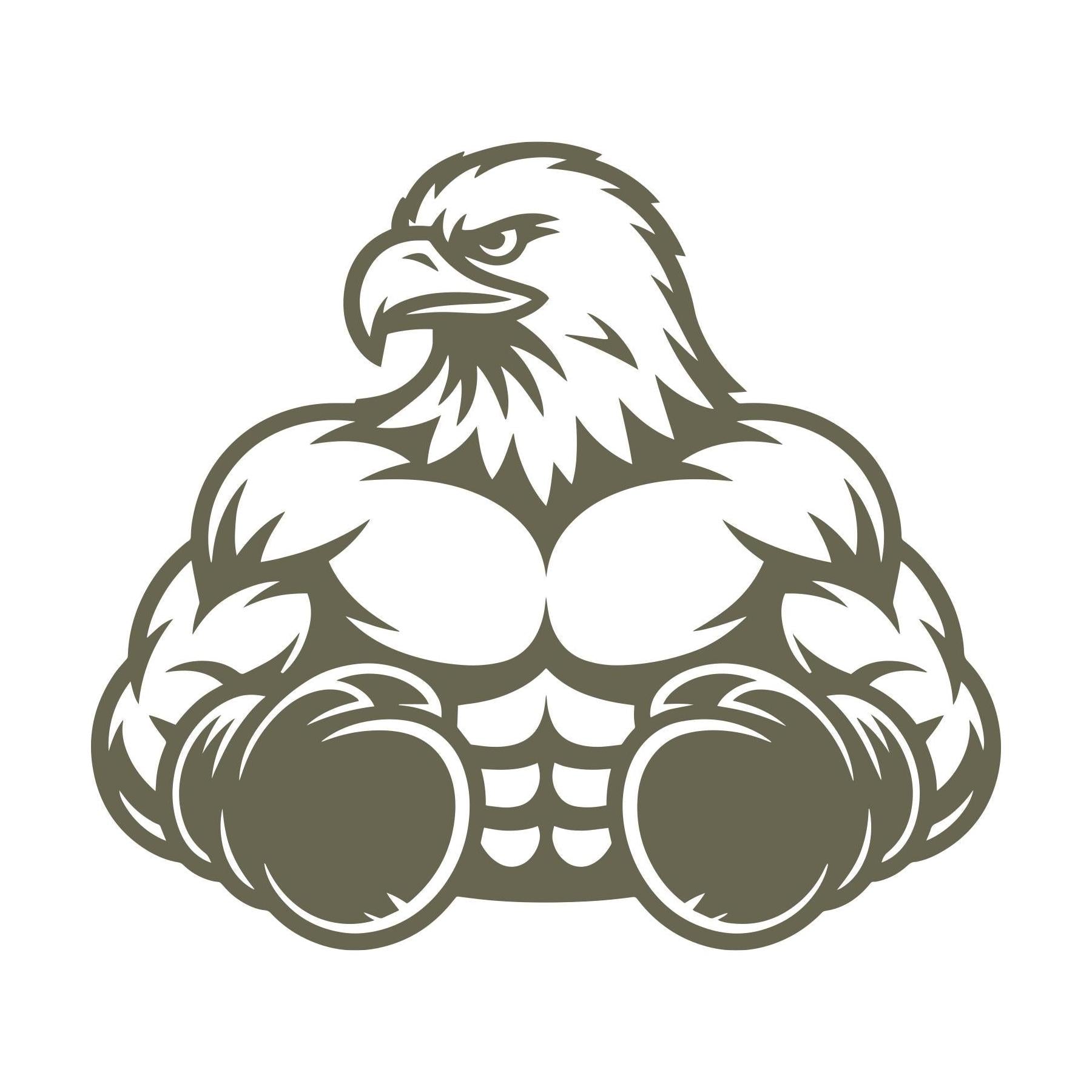 Boxing Eagle Delrin Leather Stamp