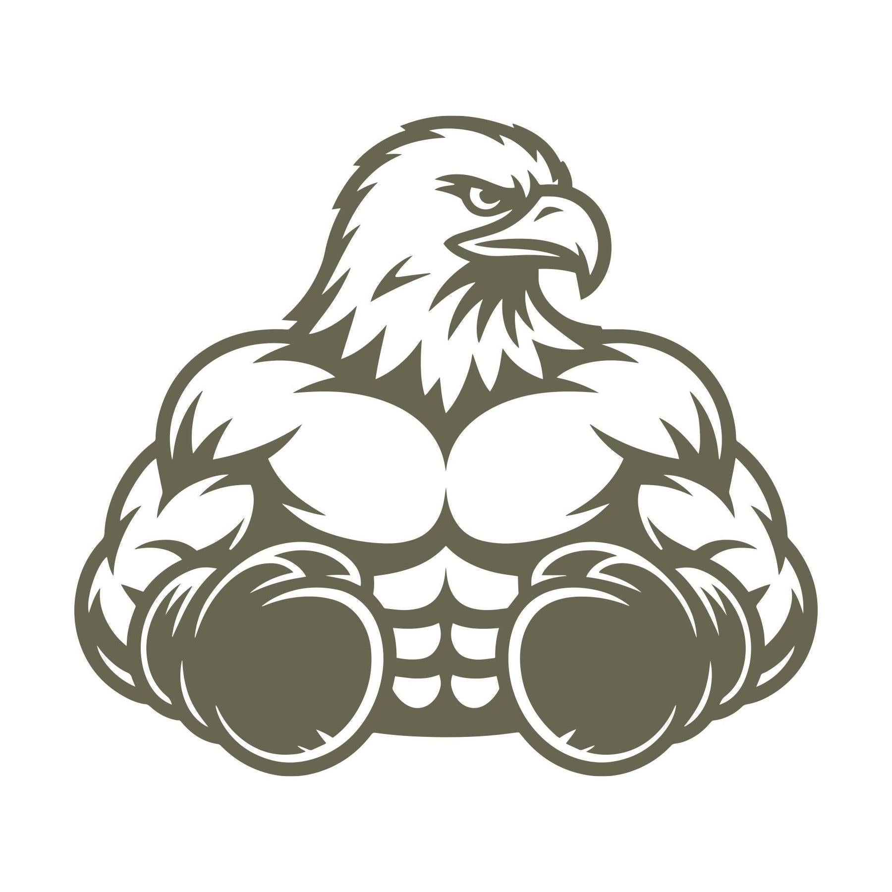 Boxing Eagle Delrin Leather Stamp