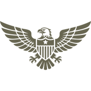Patriotic Eagle with Shield Delrin Leather Stamp