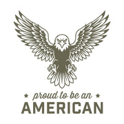 Proud to be an American Eagle Delrin Leather Stamp