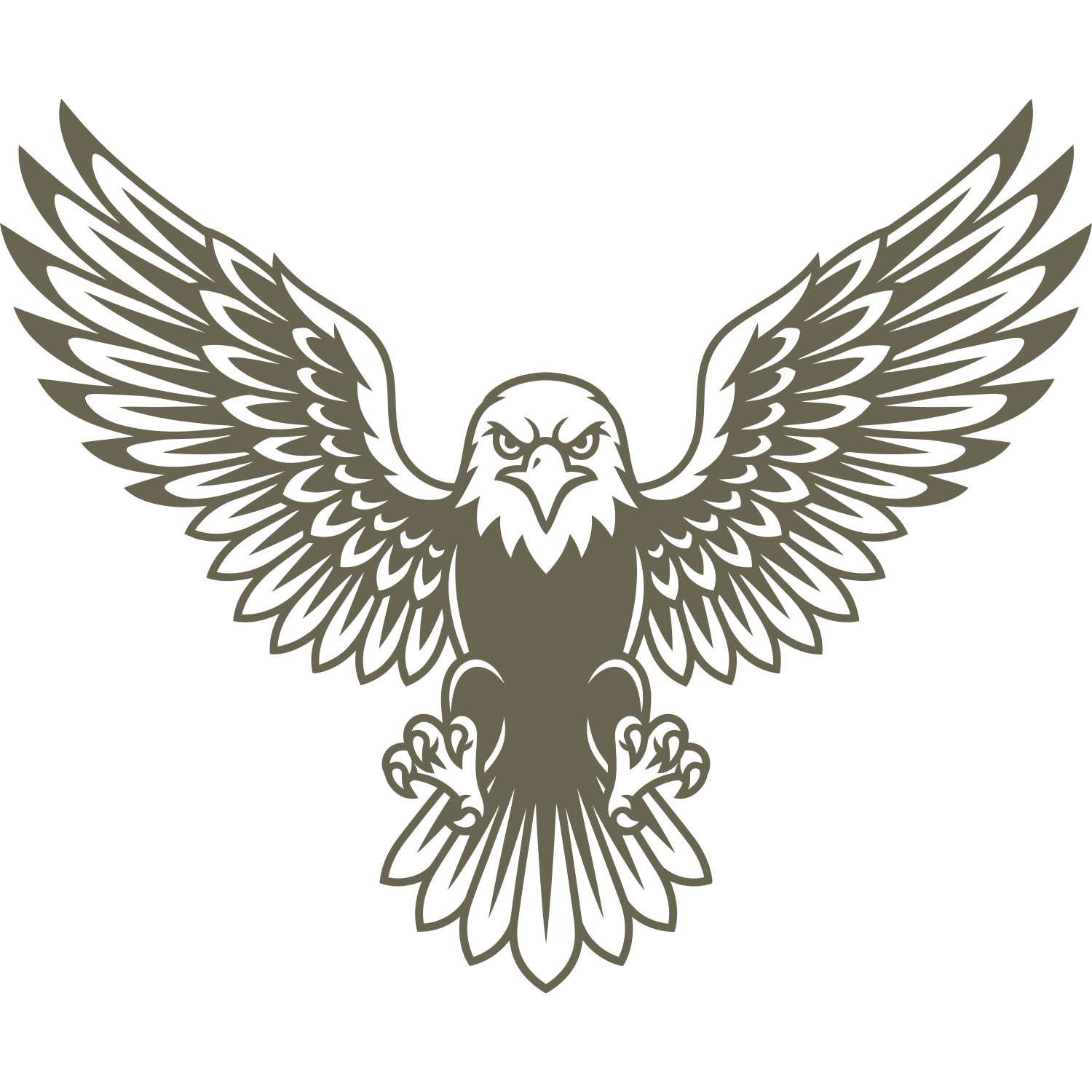 Flying Eagle Delrin Leather Stamp