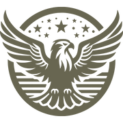 Patriotic Eagle Emblem Delrin Leather Stamp
