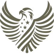 Patriotic Flag Eagle Delrin Leather Stamp