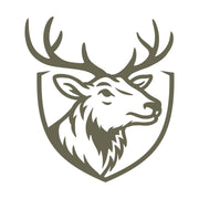 Elk Head in Shield Delrin Leather Stamp